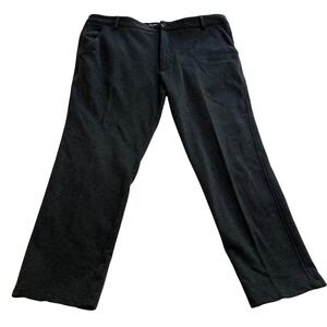 Betabrand Dress Pant Sweatpants Mens 38x30 Gray Heather Straight Leg Trousers